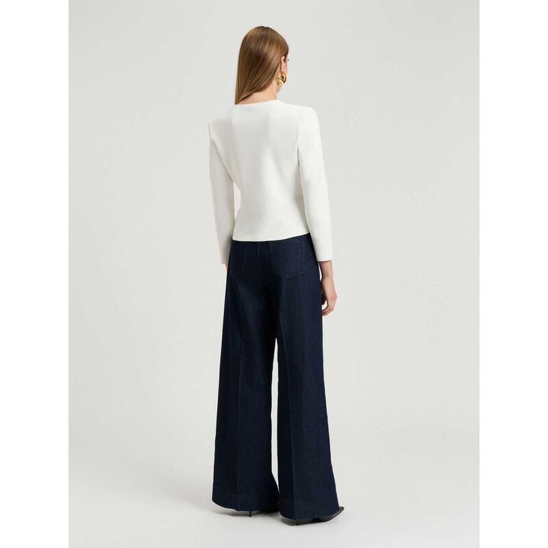 Veronika Maine Zip Front Milano Jacket image number 1